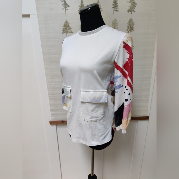 Stella & Mavis Abstract Paint Splatter Top - Small - Picture 5 of 11